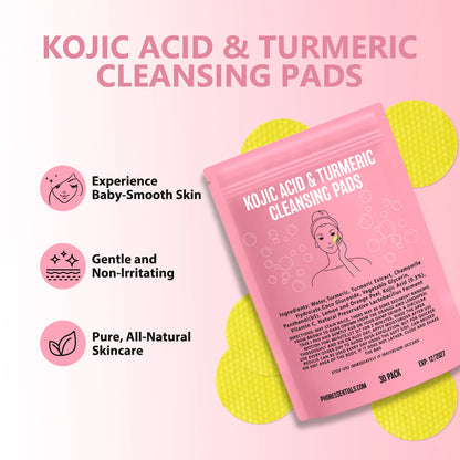 Zivile Dual Glow Pads with Kojic Acid & Turmeric