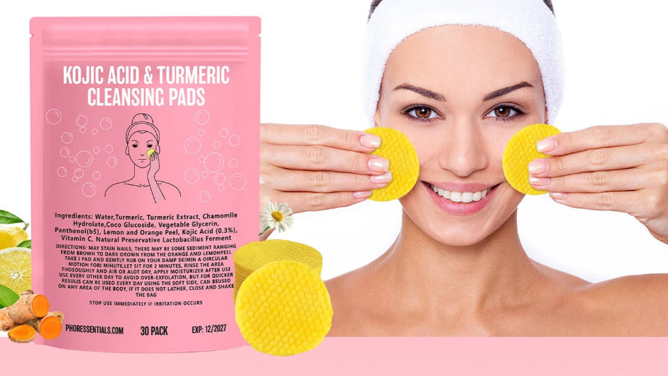 Zivile Dual Glow Pads with Kojic Acid & Turmeric